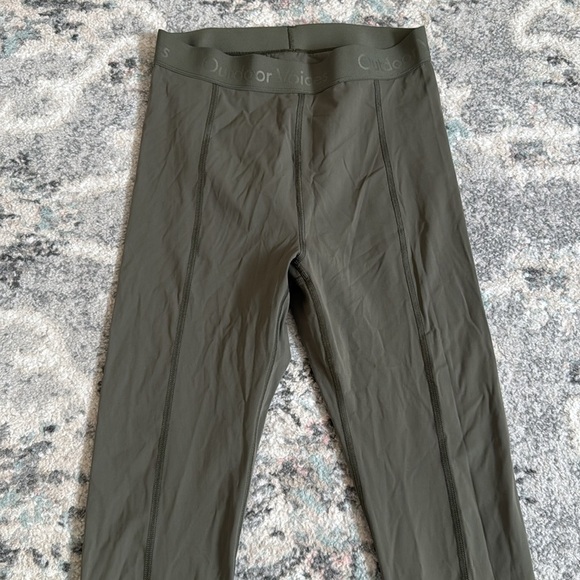 Outdoor Voices Olive Green Leggings - Picture 2 of 9